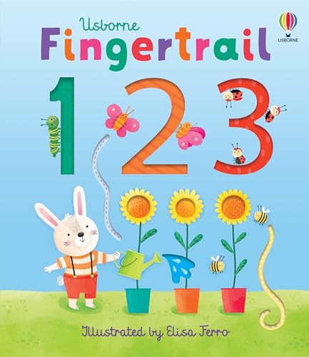 Fingertrail 123: A Kindergarten Readiness Book For Kids (Fingertrails) von Usborne